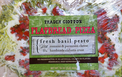 Trader Joe’s Basil Pesto Flatbread Pizza Reviews