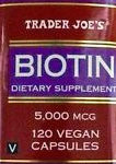 Trader Joe's Biotin Dietary Supplement