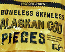 Trader Joe's Boneless Skinless Alaskan Cod Pieces