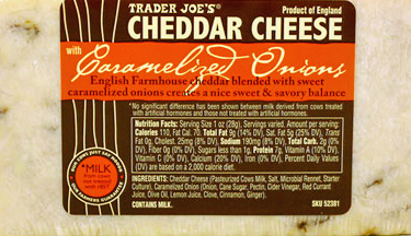 Trader Joe’s Cheddar Cheese with Caramelized Onions Reviews