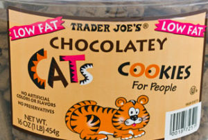 Trader Joe's Chocolatey Cats Cookies