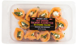 Trader Joe's Cold Smoked Salmon Fleurettes with Creamy Filling