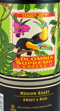 Trader Joe's Colombia Supremo Coffee