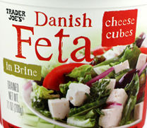 Trader Joe's Danish Feta Cheese Cubes in Brine