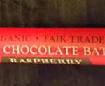 Trader Joe's Organic Fair Trade Dark Chocolate Baton Raspberry