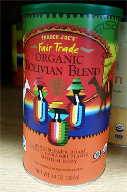 Trader Joe's Fair Trade Organic Bolivian Blend Coffee