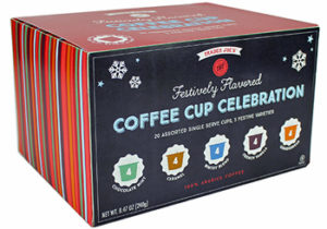 Trader Joe's Festively Flavored Single Serve Coffee Cups Celebration