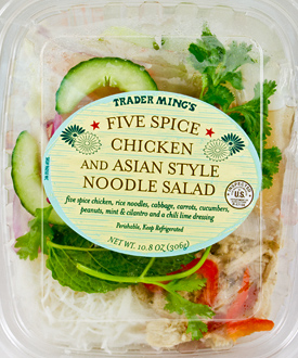 Trader Joe's Five Spice Chicken and Asian Style Noodle Salad
