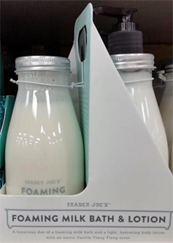 Trader Joe's Foaming Milk Bath & Lotion