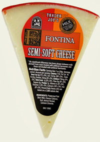 Trader Joe's Fontina Semi-Soft Cheese
