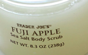 Trader Joe's Fuji Apple Sea Salt Body Scrub