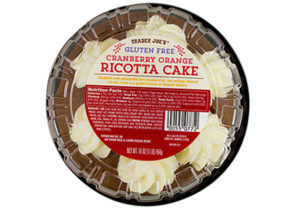 Trader Joe's Gluten-Free Cranberry Orange Ricotta Cake