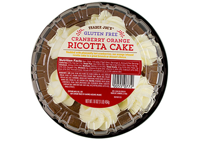 Trader Joe’s Gluten-Free Cranberry Orange Ricotta Cake Reviews