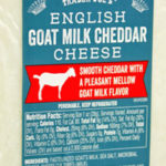 Trader Joe's English Goat Milk Cheddar Cheese
