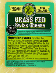 Trader Joe’s Grass Fed Swiss Cheese Reviews