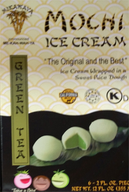Trader Joe's Mikawaya Green Tea Mochi Ice Cream
