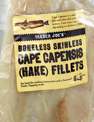 Trader Joe's Boneless Skinless Cape Capensis Hake Fillets