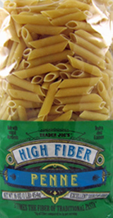 Trader Joe's High Fiber Penne Pasta