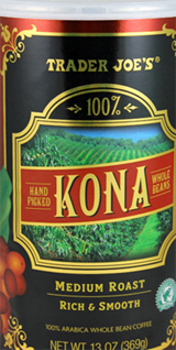 Trader Joe's Kona Coffee