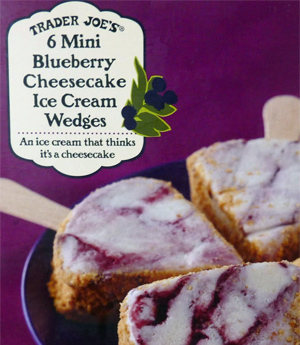 Trader Joe’s Blueberry Cheesecake Ice Cream Wedges Reviews