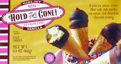 Trader Joe’s Mini Hold the Cone Vanilla Ice Cream Cones Reviews