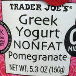 Trader Joe's Nonfat Pomegranate Greek Yogurt