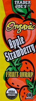 Trader Joe's Organic Apple Strawberry Fruit Wrap