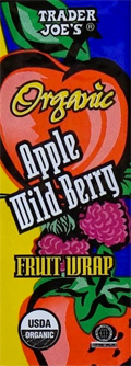 Trader Joe's Organic Apple Wild Berry Fruit Wrap