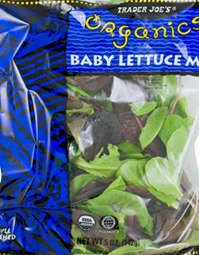 Trader Joe's Organic Baby Lettuce Mix