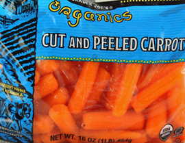 Trader Joe's Organic Cut and Peeled Carrots
