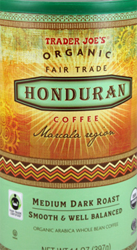 Trader Joe's Organic Fair Trade Honduran Coffee