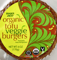 Trader Joe's Organic Tofu Veggie Burgers