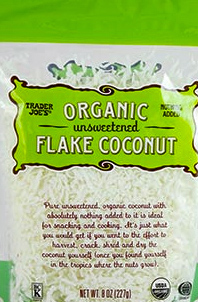 Trader Joe's Organic Unsweetened Flake Coconut