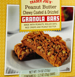 Trader Joe’s Peanut Butter Chewy Coated & Drizzled Granola Bars Reviews