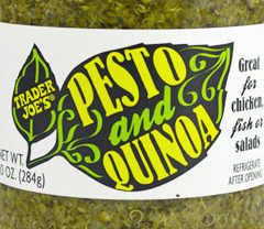 Trader Joe's Pesto and Quinoa Spread