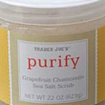 Trader Joe's Purify Grapefruit Chamomile Sea Salt Scrub