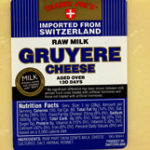 Trader Joe's Switzerland Raw Milk Gruyere Cheese