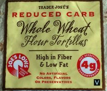 Trader Joe's Reduced Carb Whole Wheat Flour Tortillas