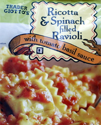 Trader Joe’s Ricotta & Spinach Filled Ravioli Reviews