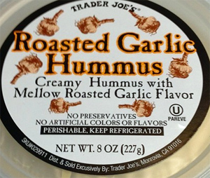 Trader Joe's Roasted Garlic Hummus