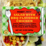 Trader Joe's Salad with BBQ Flavored Chicken