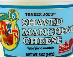 Trader Joe's Shaved Manchego Cheese