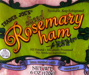 Trader Joe's Sliced Rosemary Ham