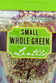 Trader Joe's Small Whole Green Lentils