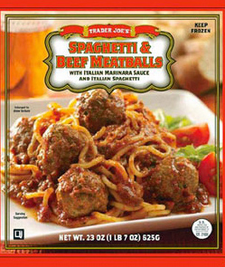 Trader Joe's Spaghetti & Beef Meatballs