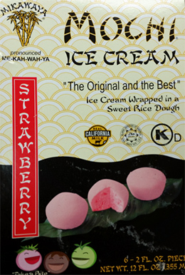 Trader Joe's Mikawaya Strawberry Mochi Ice Cream