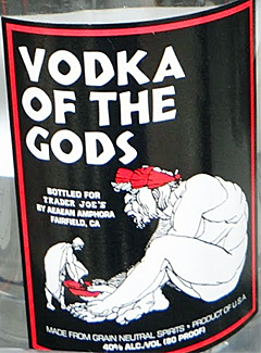 Trader Joe's Vodka of the Gods