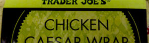 Trader Joe's Chicken Caesar Wrap