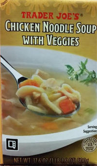 Trader Joe's Chicken Noodle Soup with Veggies