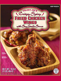 Trader Joe's Crispy Spicy Fried Chicken Wings with Soy Garlic Sauce